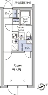 アトリオフラッツ中野新井薬師【2階】の間取り