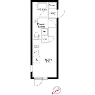 PASEO市谷台町Ⅱ【2階】の間取り