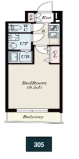 GRAN PASEO 神楽坂【2階】の間取り