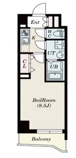 GRAN PASEO 神楽坂【103号室】の間取り
