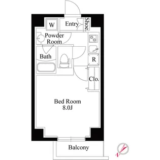 GRAN PASEO 神楽坂【1階】の間取り