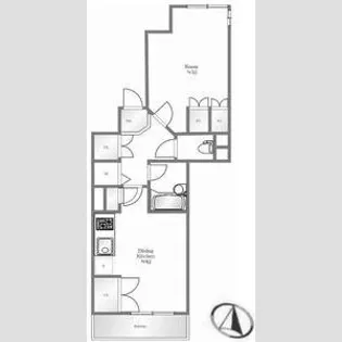 TーANGLE【202号室】の間取り