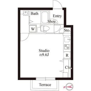 トグル椎名町【1階】の間取り