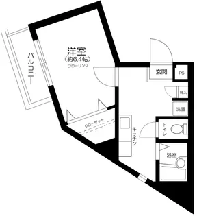 東京都北区滝野川2丁目【マンション】の間取り