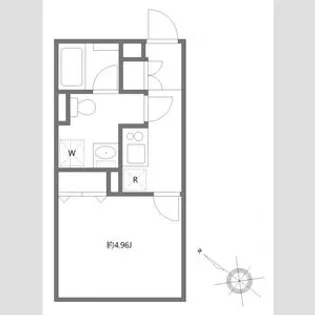 ルーデンス常盤台Ⅲ【3階】の間取り
