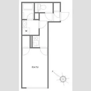 ルーデンス常盤台Ⅲ【4階】の間取り