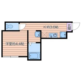 ラプラス南池袋【1階】の間取り