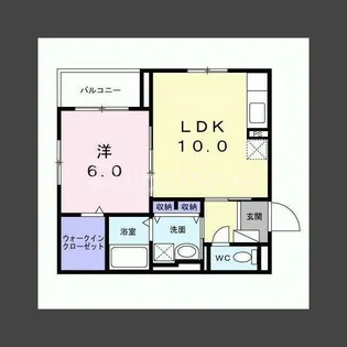 アジュール千川【3階】の間取り