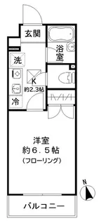 スカイパレス中村橋I【1階】の間取り