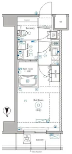 DIPS野方RESIDENCE【5階】の間取り