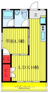 ヴィラコンフォルト【2階】の間取り