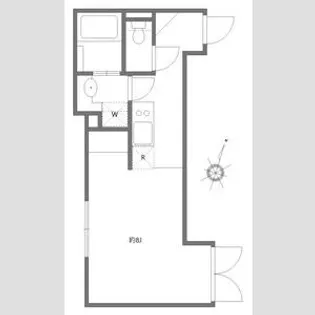 エクサム初台【4階】の間取り