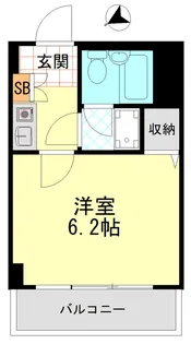 ライオンズマンション中野第五【4階】の間取り