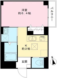 オークレール上落合【101号室号室】の間取り