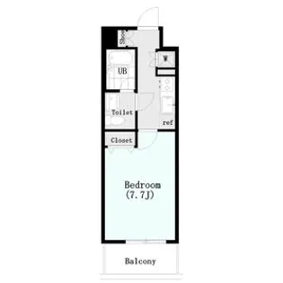 レ・ベント高円寺【1階】の間取り