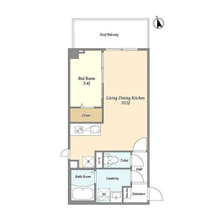 メディコートときわ台【3階】の間取り