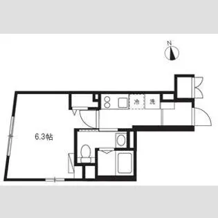 エルファーロ駒沢公園Ⅱ【5階】の間取り
