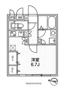 QUADOR中野【0202号室】の間取り