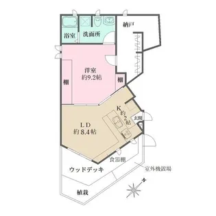 東京都世田谷区若林1丁目【一戸建】の間取り