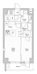 ハーモニーレジデンス高田馬場【5階】の間取り