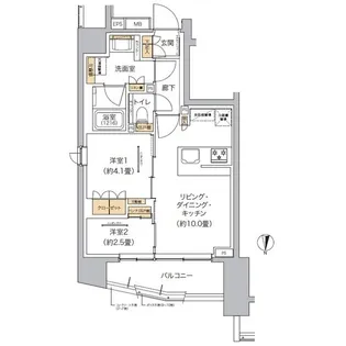リビオメゾン東池袋【3階】の間取り