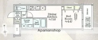 アイルグランデ中野ノースドゥーエ【1階】の間取り
