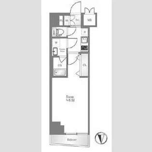 LUMEED中野坂上【12階】の間取り