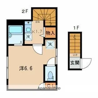 アイコート高円寺北【203号室号室】の間取り