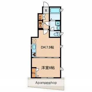 アヤメゾン初台【101号室号室】の間取り
