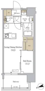 アーバネックス駒込【6階】の間取り