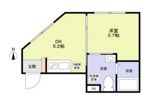 シルベリオ練馬【4階】の間取り