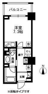 レジディア中落合B棟【2階】の間取り