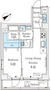 STANDZ高井戸【2階】の間取り