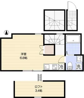 ヒルテラス神楽坂【3階】の間取り
