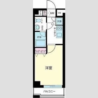 プレール・ドゥーク中野坂上【2階】の間取り