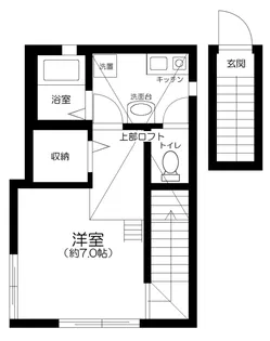 東京都杉並区下井草2丁目【アパート】の間取り