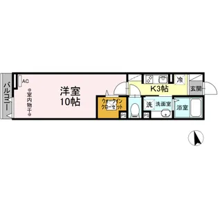 パティオ池袋【1階】の間取り