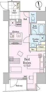 ロイジェントパークス四ツ谷【7階】の間取り