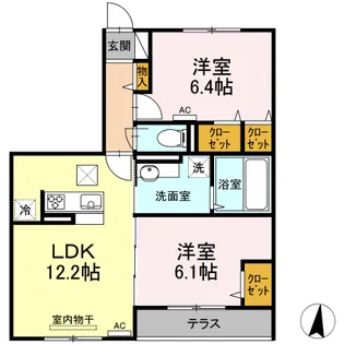 FORTUNA【1階】の間取り