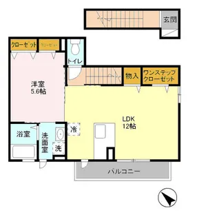 ロイヤルコート【2階】の間取り
