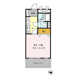 コートブリランテ【2階】の間取り