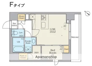 クレストコート江古田【3階】の間取り