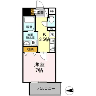 エントピアパレス【205号室】の間取り
