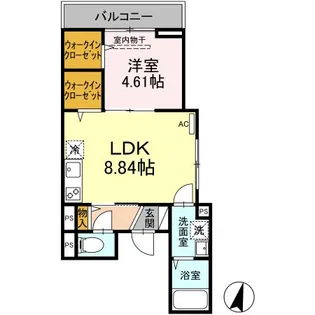 ラリュール豊玉上【2階】の間取り