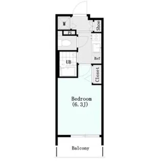 シンシア新中野【2階】の間取り