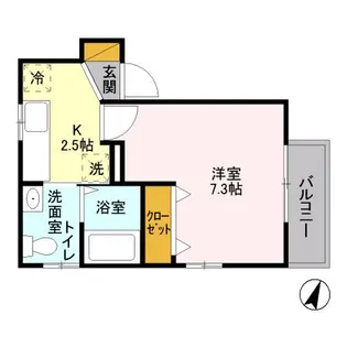 メゾン ブランシュ【2階】の間取り
