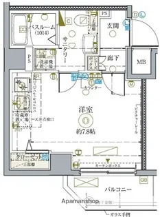 クレヴィスタ方南町【2階】の間取り