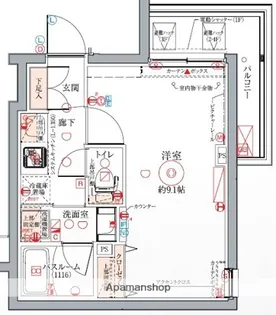 クレヴィスタ中板橋Ⅱ【5階】の間取り
