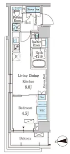 パークアクシス新宿西落合【3階】の間取り