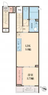 東京都文京区小日向4丁目【アパート】の間取り